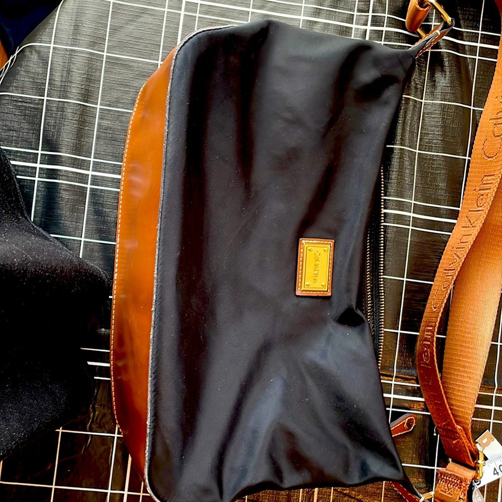 Black and brown Calvin Klein bag